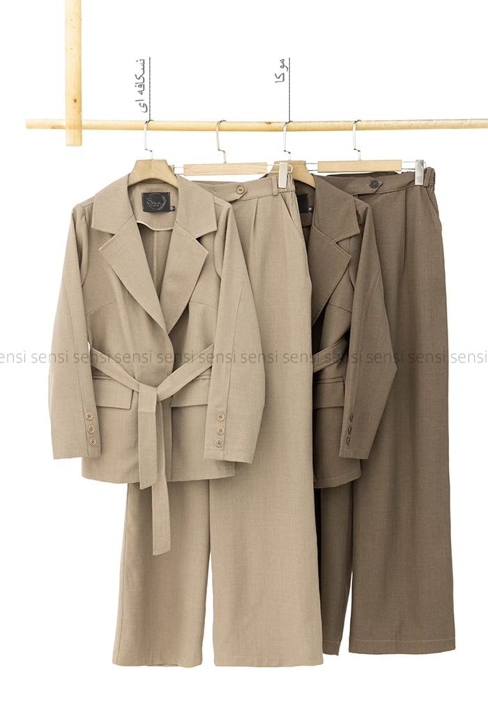 ست کت شلوار بزایاق کد1005380